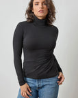 Turtleneck Black Tops - Turtleneck Lilla P 