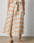Ikat Maxi Skirt Carob Skirts - Maxi Lilla P 