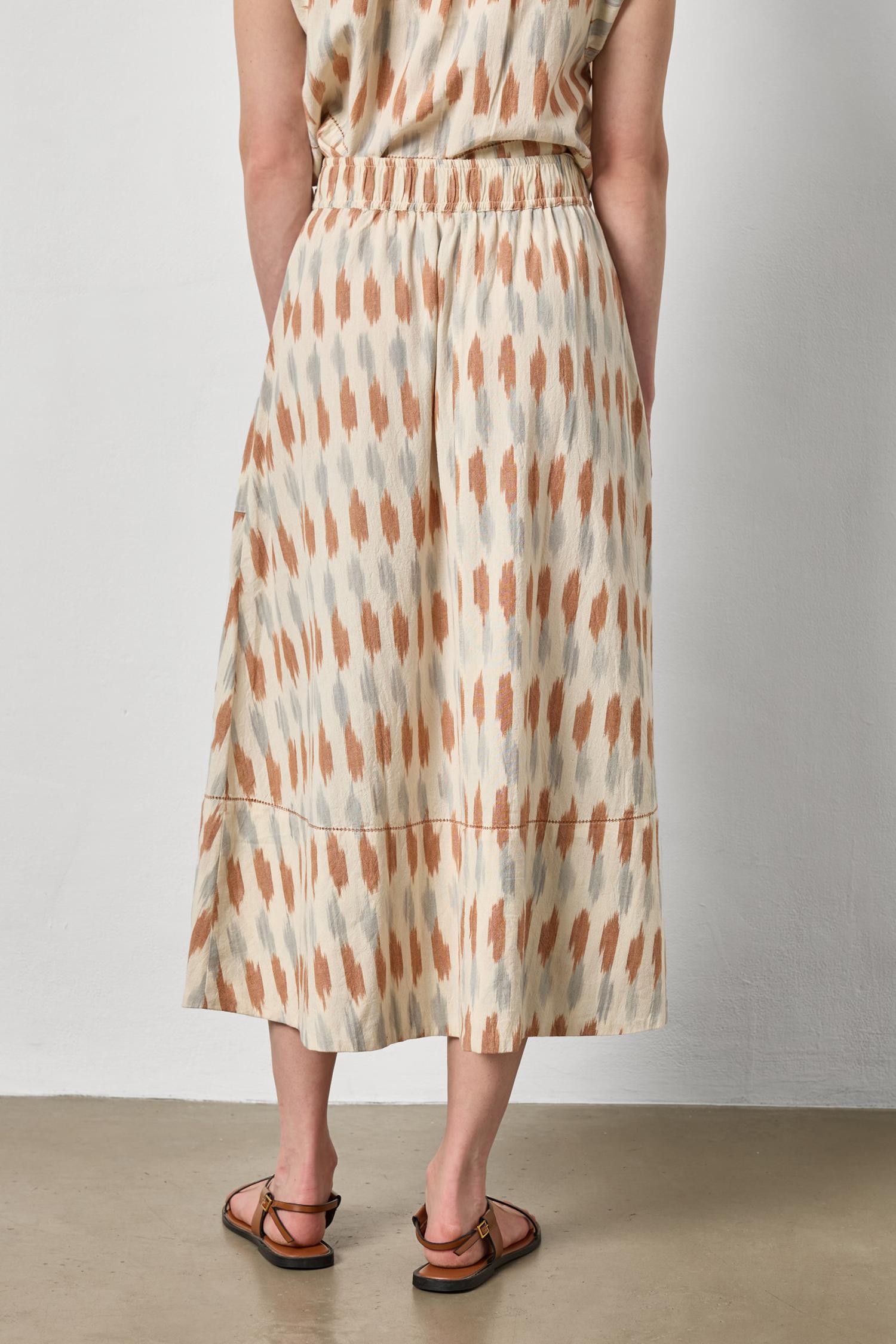 Ikat Maxi Skirt Carob Skirts - Maxi Lilla P 