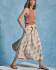 Ikat Maxi Skirt Carob Skirts - Maxi Lilla P 