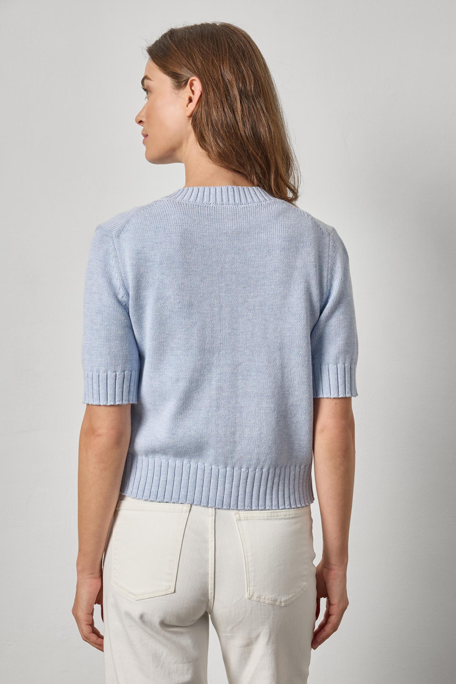 Elbow Sleeve Cardigan Clearwater Sweater - Cardigans Lilla P 