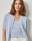 Cropped Scoop Tank Sweater Clearwater Tops - Tanks Lilla P 