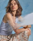 Cropped Scoop Tank Sweater Clearwater Tops - Tanks Lilla P 