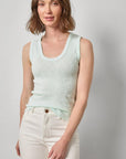 Ribbed Slub Scoop Neck Tank Pool Tops - Tanks Lilla P 