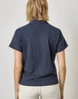 Vintage Short Sleeve Polo Navy Tops - Tees Lilla P 