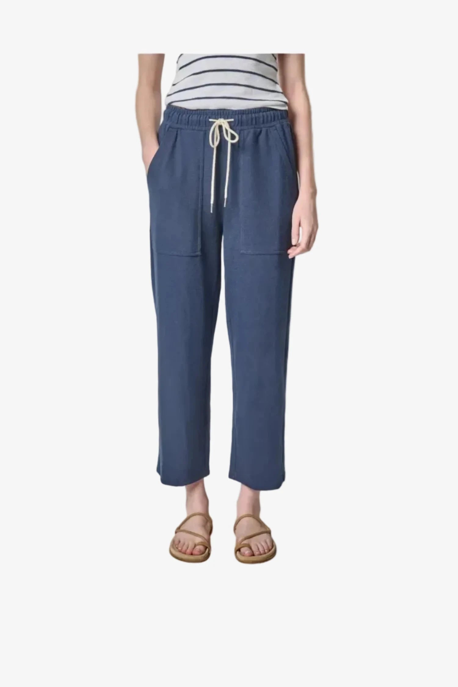 Textured Terry Pant Navy Pants - Sweatpants Lilla P 