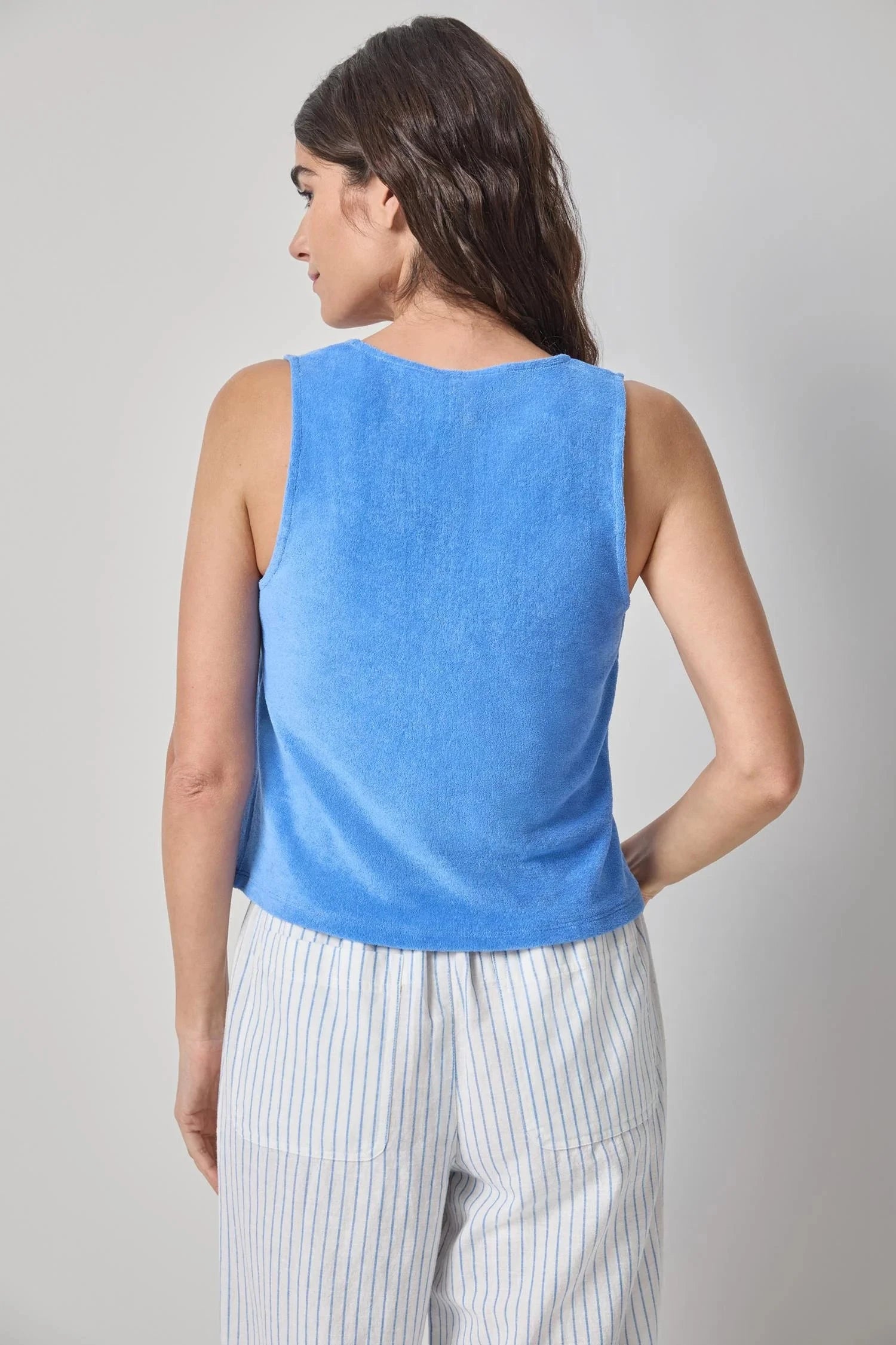 Terry Tank Ultramarine Tops - Tanks Lilla P 