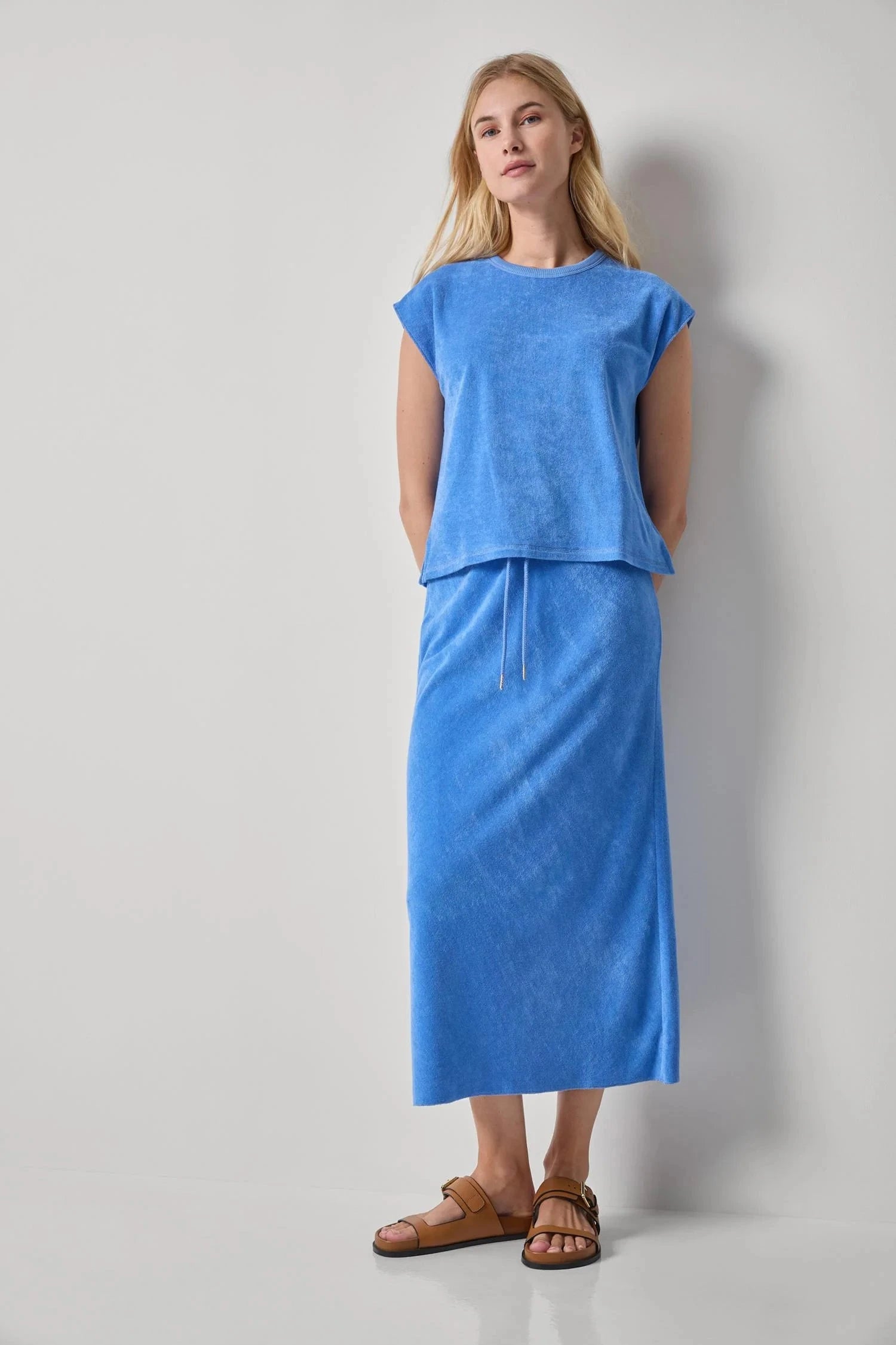Terry Bias Skirt Ultramarine Skirts - Maxi Lilla P 