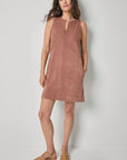 Terry Zip Dress Bark Dresses - Short Lilla P 