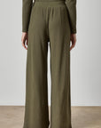 Full Length Pleated Pant Olive Pants - Sweatpants Lilla P 