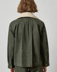Washed Twill Pleat Back Jacket Juniper Jackets - Dickeys Lilla P 