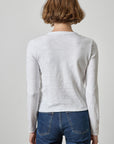 Vintage Bias Tee White