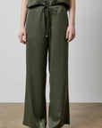 Crepe Satin Trouser Pants - Trousers Lilla P 