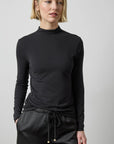 Long Sleeve Funnel Neck Tops - Tees Lilla P 