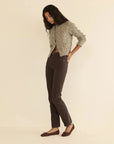 Penrose Cable Cardigan Gray Marl Sweater - Cardigans Doen 