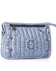 Beau Bandana Pouch Light Blue