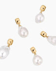 Talia Pearl Bail Charm Necklaces Thatch 