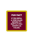 1 Glass Coaster Home Decor - Tabletop Drinks On Me 