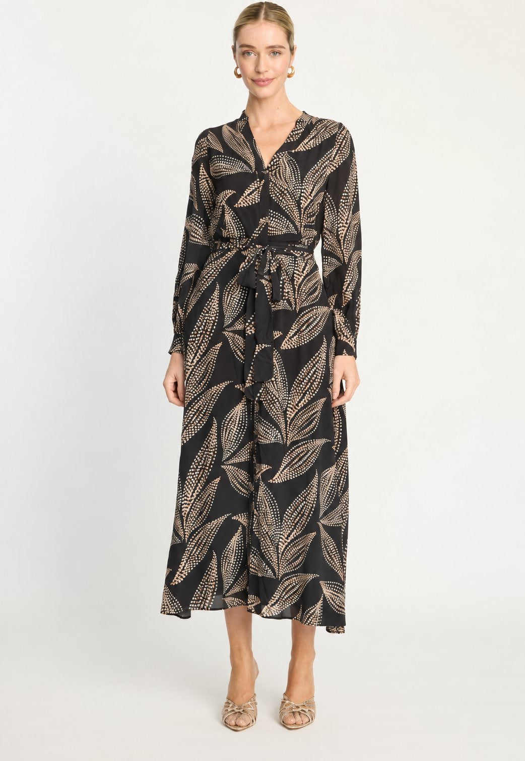 Azura Dress Star Dust Leaf Dresses - Maxi Caballero 