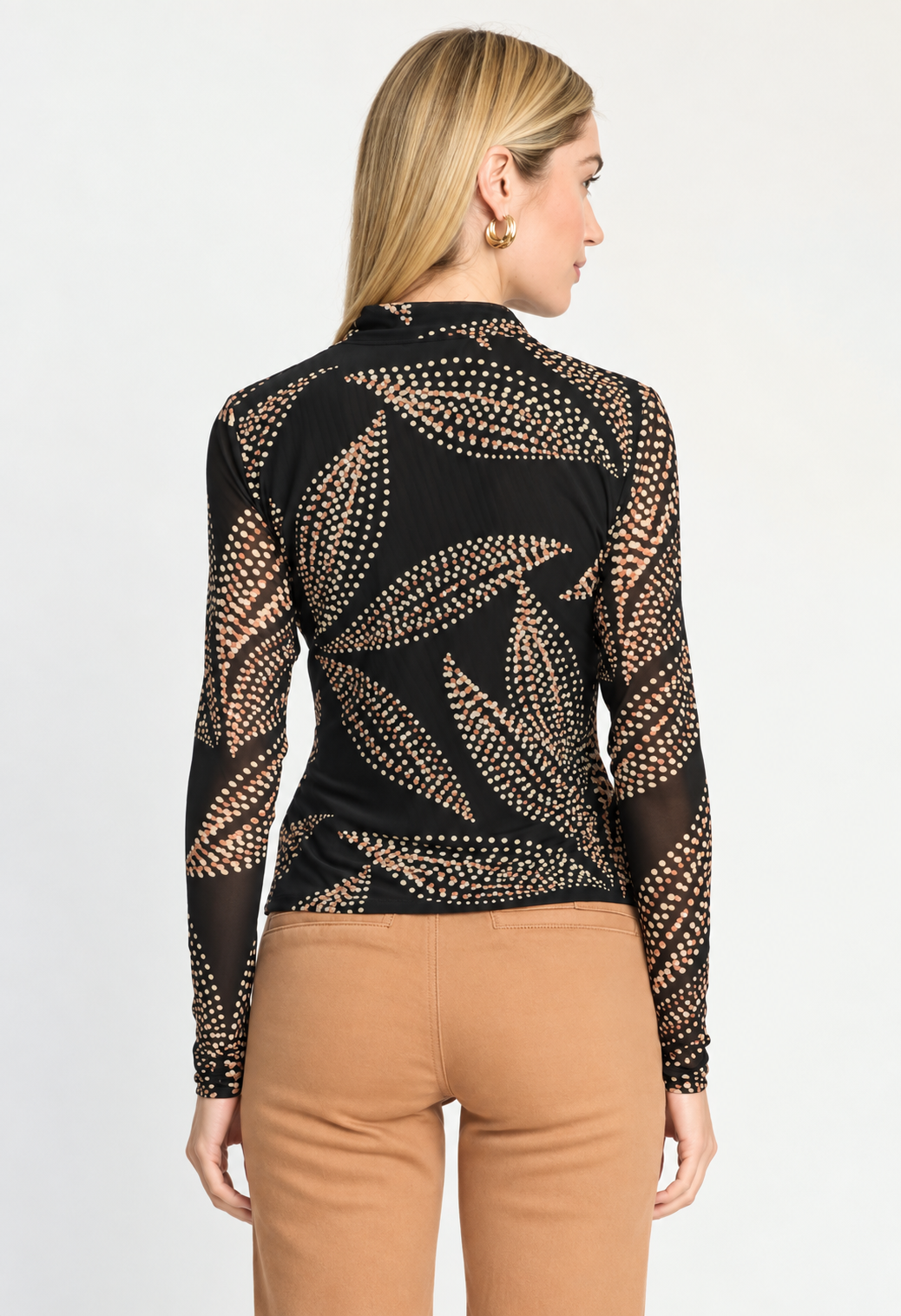 Marta Top Star Dust Leaf