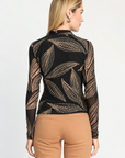 Marta Top Star Dust Leaf