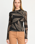 Marta Top Star Dust Leaf
