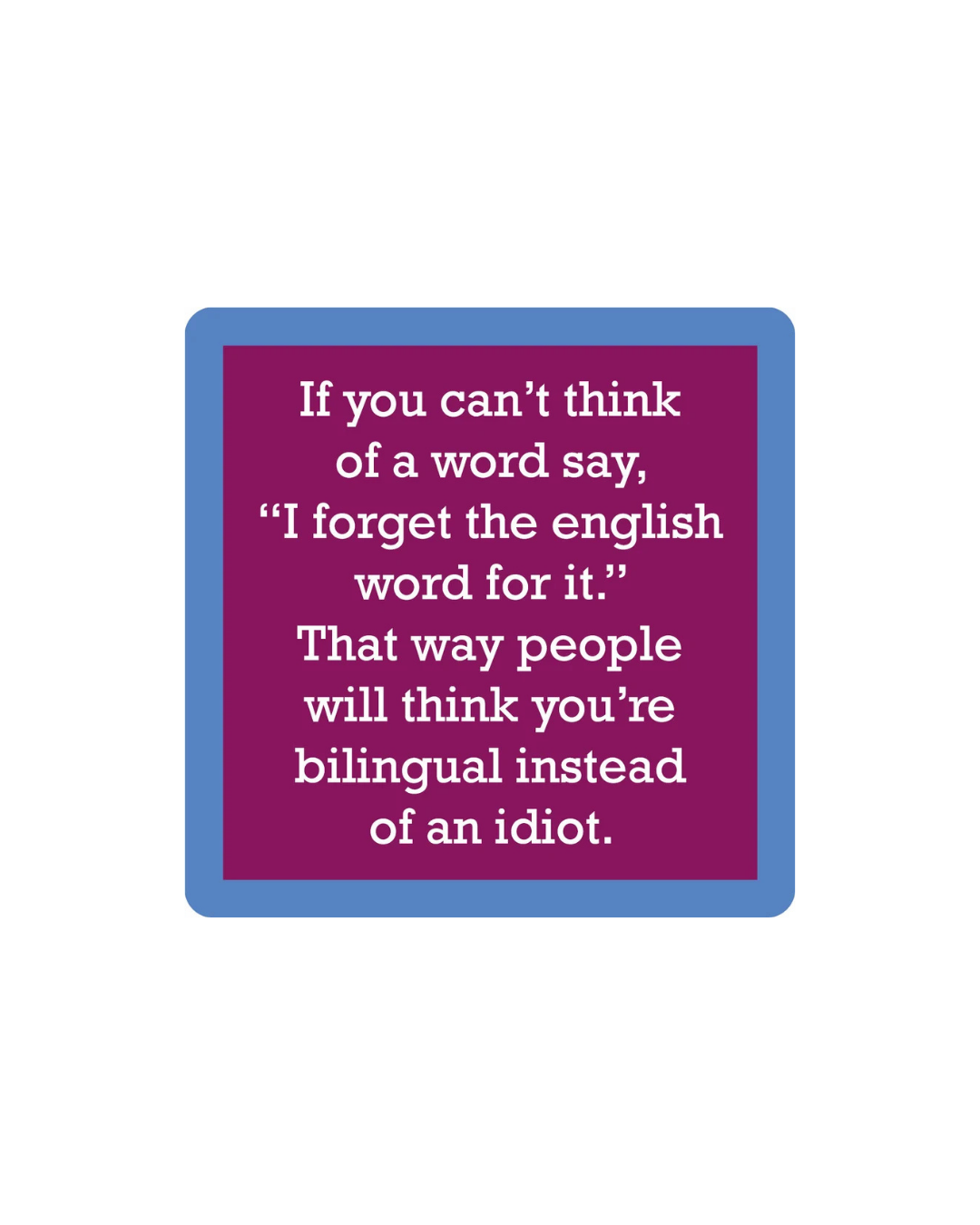 English Word Coaster