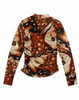 Borbofly Tulle Blouse Multicolor Tops - Blouses Farm Rio 