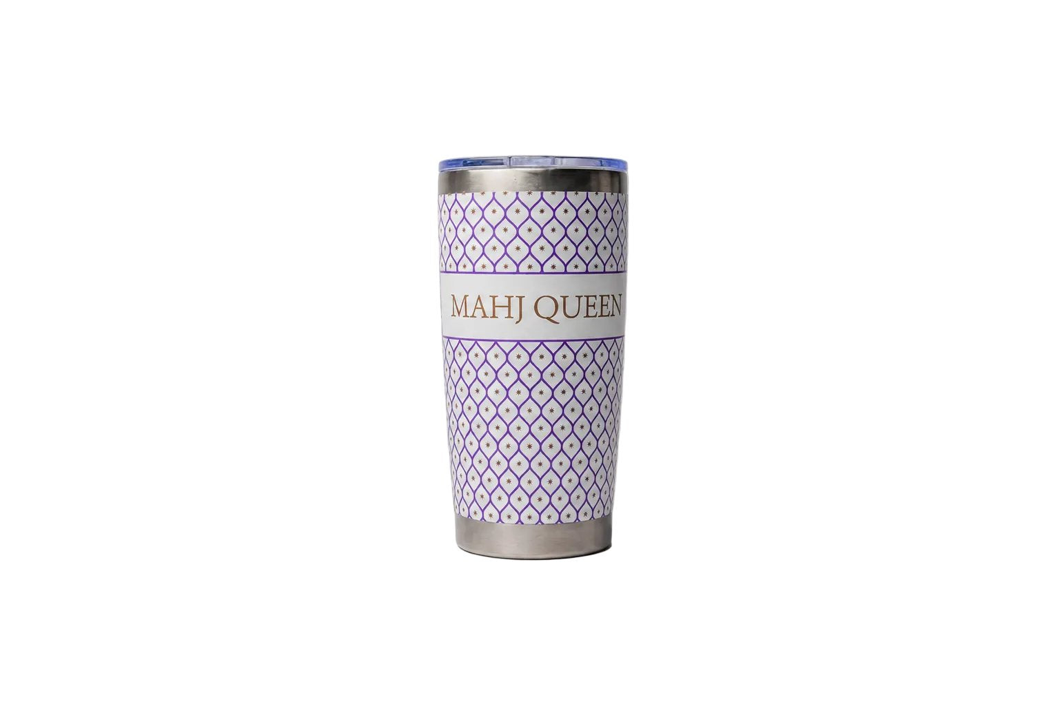 Mahjong Tumbler 20 oz Stainless Steel Mahj Queen Home Decor - Tabletop The Velvet Wind Studio 