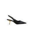 Bianka Gilded Slingback Pump Brahma Hair Black Pumps - Low Sam Edelman 