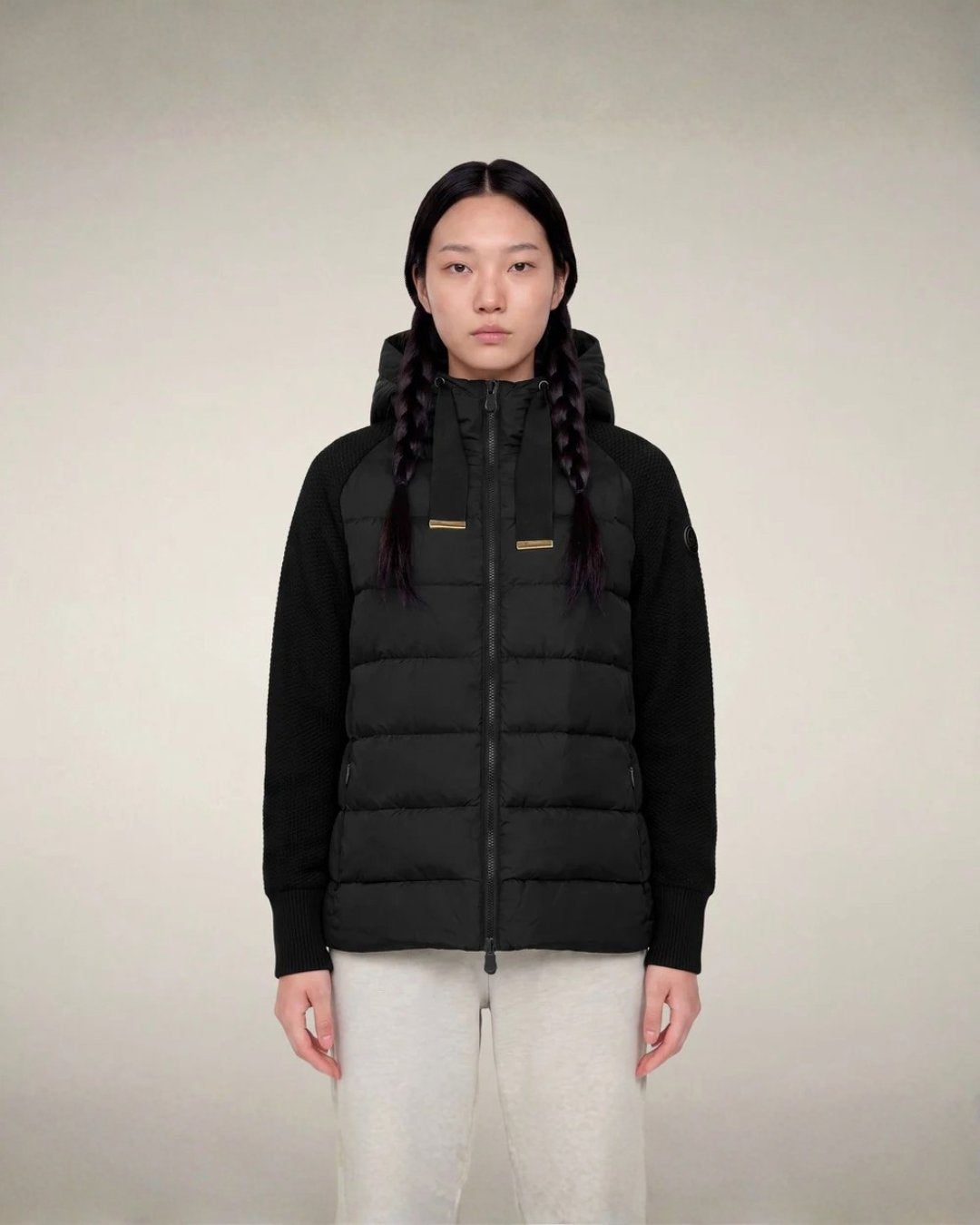 Women's Puffer Jacket Priska Black Outerwear - Longsleeve Save The Duck 