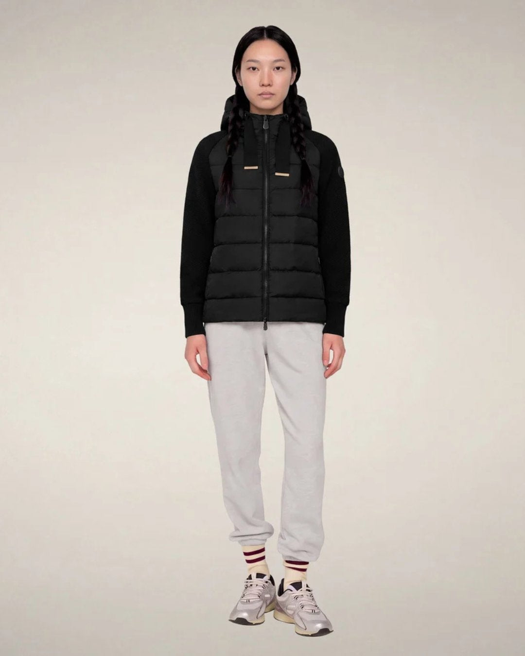 Women's Puffer Jacket Priska Black Outerwear - Longsleeve Save The Duck 