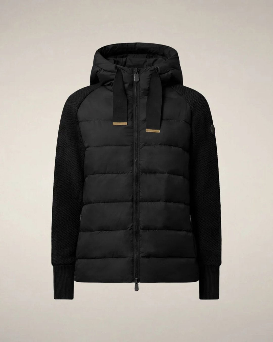 Women's Puffer Jacket Priska Black Outerwear - Longsleeve Save The Duck 