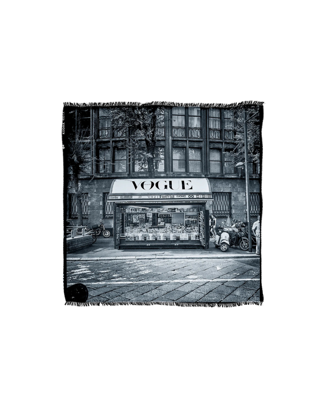 Cristina Scarf Vogue Italia B&amp;W