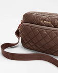 Small Metro Camera Crossbody Bag Walnut