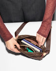 Small Metro Camera Crossbody Bag Walnut