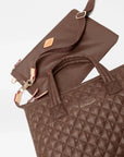 Small Sutton Deluxe Walnut Tote & Satchel MZ Wallace 