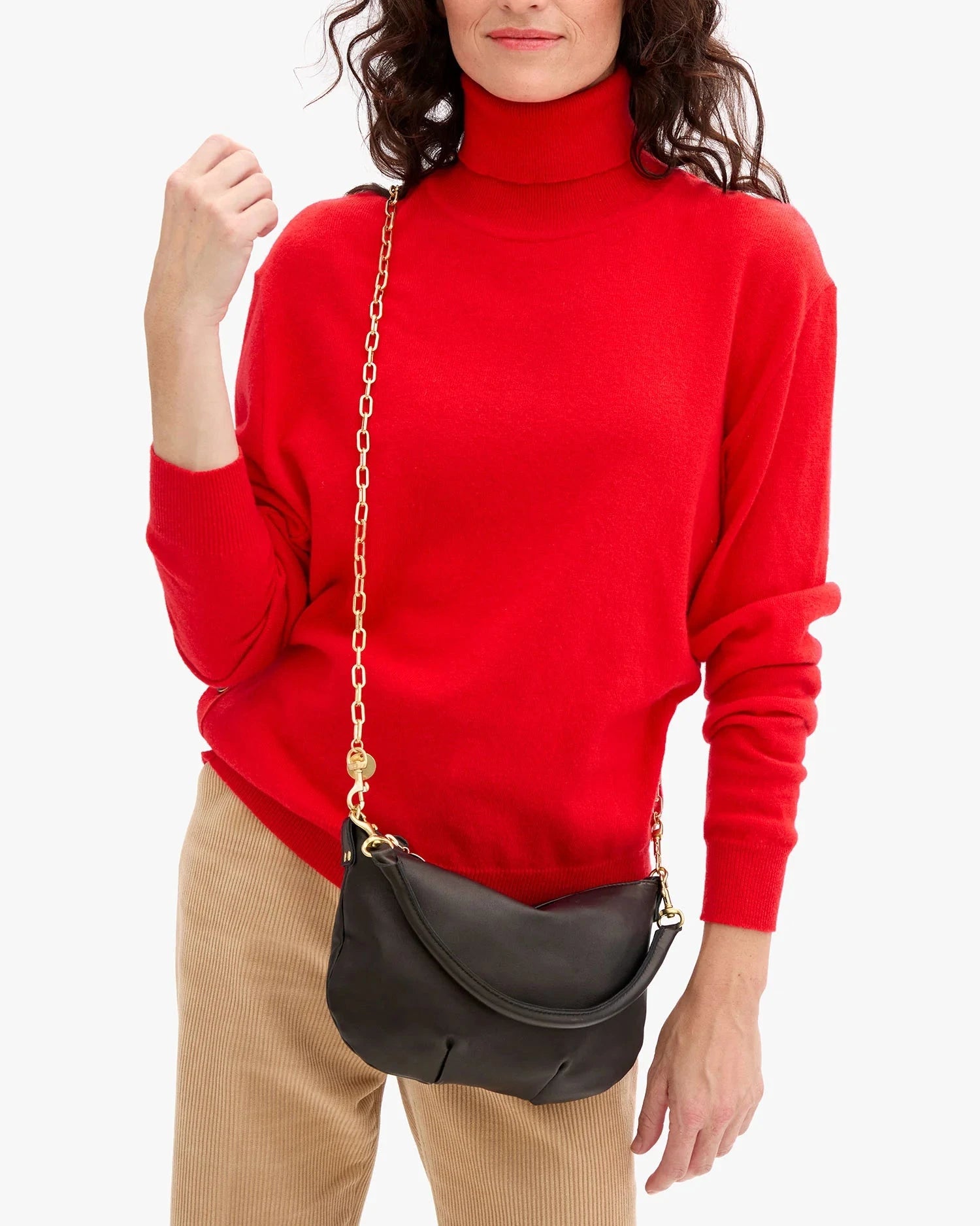Petit Moyen Messenger Nappa Black Hobo & Shoulder Clare V. 