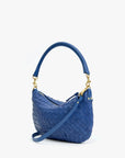 Petit Moyen Messenger Woven Diagonal French Blue Hobo & Shoulder Clare V. 