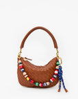 Petit Moyen Medium Woven Zig Zag Hazelnut Crossbody Clare V. 