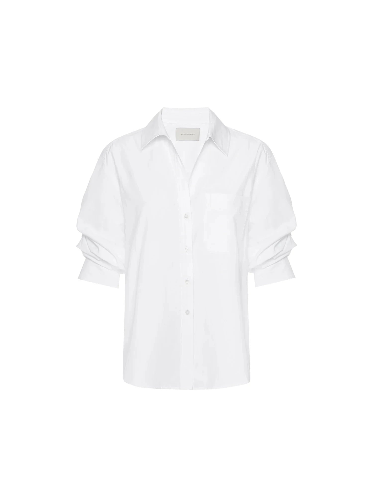 Pia Shirt Salt White Tops - Button Down Brochu Walker 