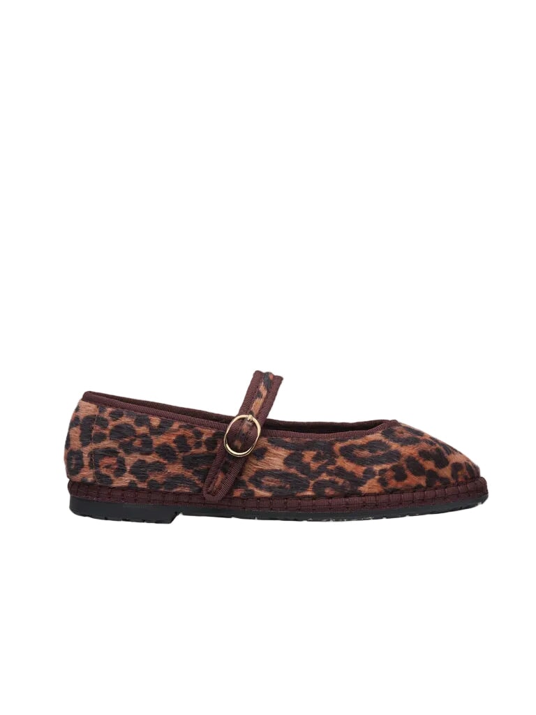 Pierre Feline Brown Flats - Ballet Flabelus 