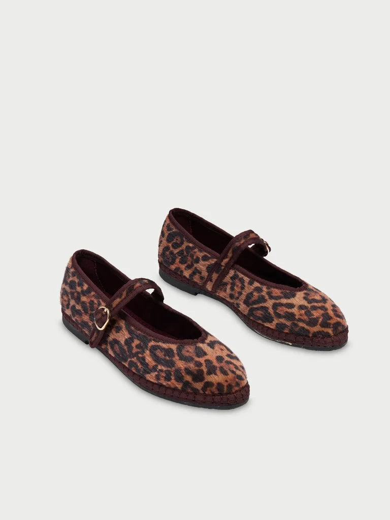 Pierre Feline Brown Flats - Ballet Flabelus 
