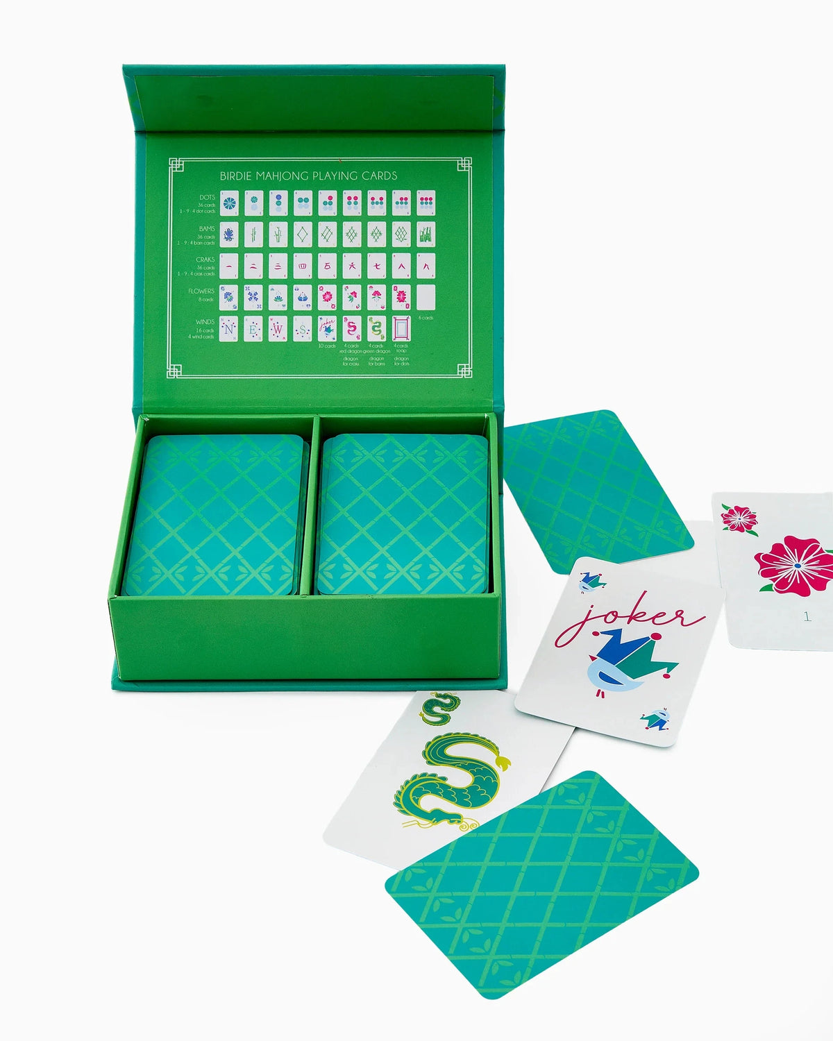 Birdie Mahjong Playing Cards Home Decor - Games Oh My Mahjong 
