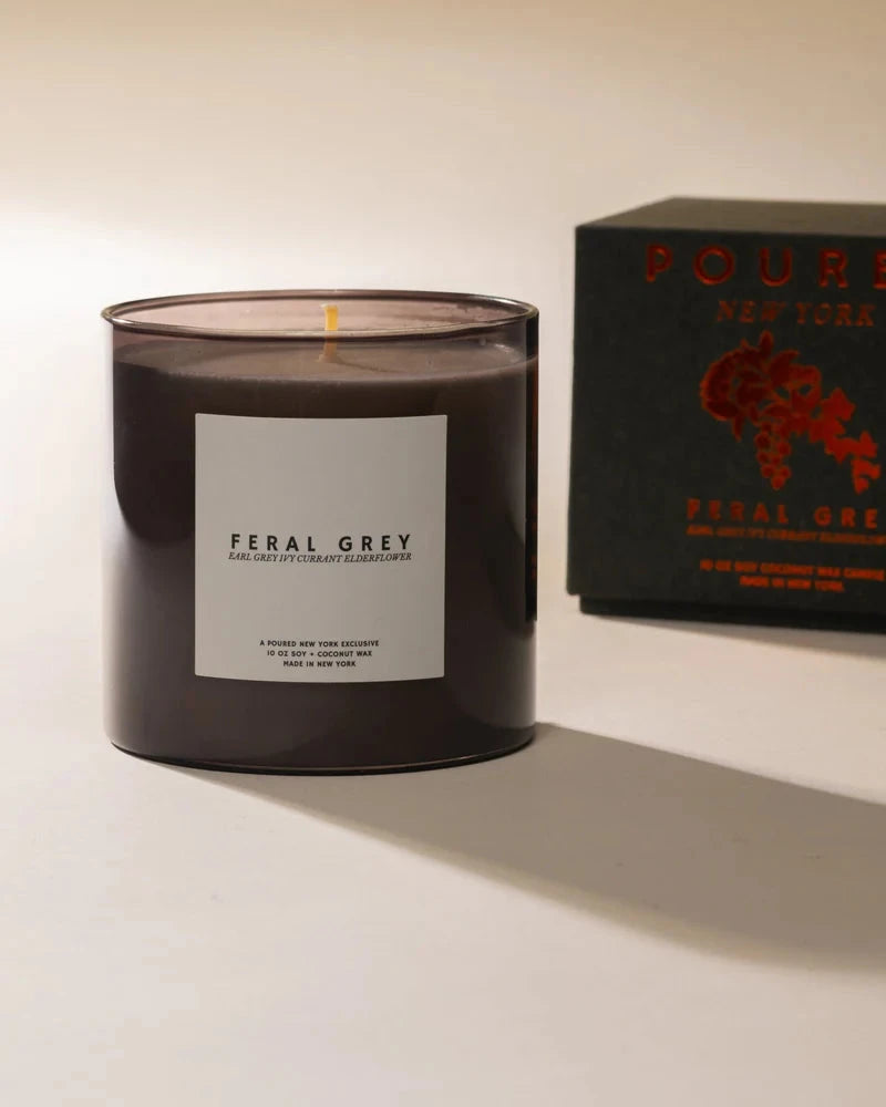 Feral Grey 10ox Soy Wax Candle Candles & Diffusers - Candles Poured New York 