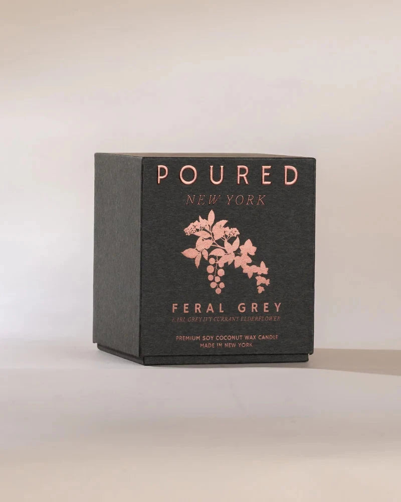 Feral Grey 10ox Soy Wax Candle Candles & Diffusers - Candles Poured New York 