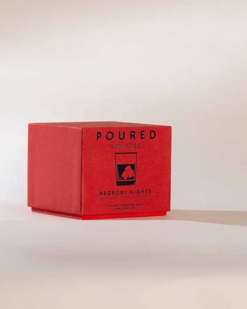 Negroni Nights 10 oz Soy Coconut Wax Candle Candles & Diffusers - Candles Poured New York 