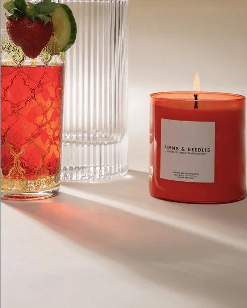 Pimms & Needles 10oz Soy Coconut Wax Candle Candles & Diffusers - Candles Poured New York 