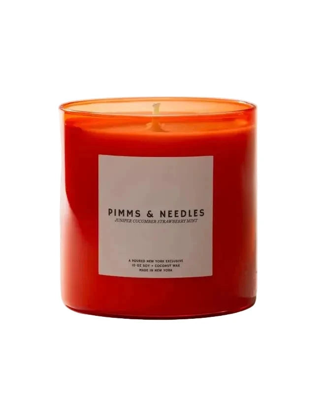 Pimms & Needles 10oz Soy Coconut Wax Candle Candles & Diffusers - Candles Poured New York 
