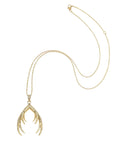 Protect Guardian Antler Pendant 18-20" Delicate Adjustable Chain Necklaces Jane Win 